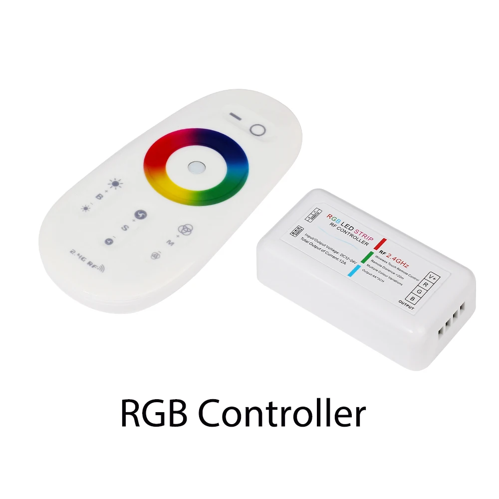RF 2,4G RGB RGBW контроллер Светодиодная лента RGB контроллер Беспроводной RF пульт дистанционного управления канал для RGB/RGBW для светодиодной ленты 5050 - Цвет: RGB