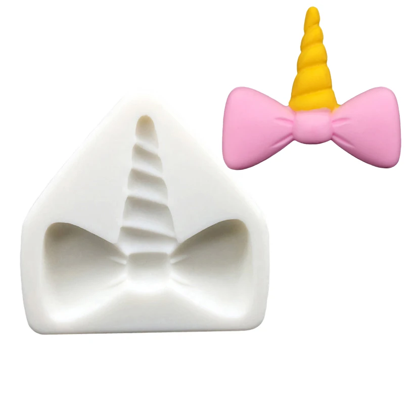 Бант Единорог силиконовая форма для выпечки шоколадного кекса инструменты