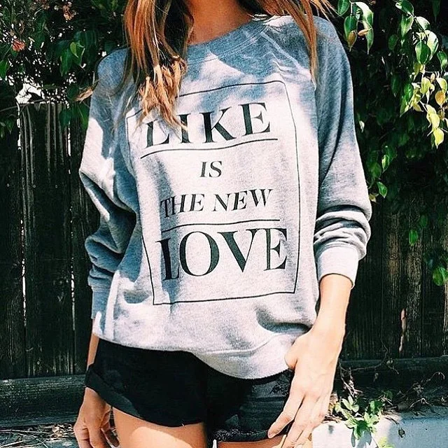 Like The New Hoodies Sweatshirts 2022 Women Casual Kawaii Harajuku Fashion Punk For Girls Clothing European Tops Korean