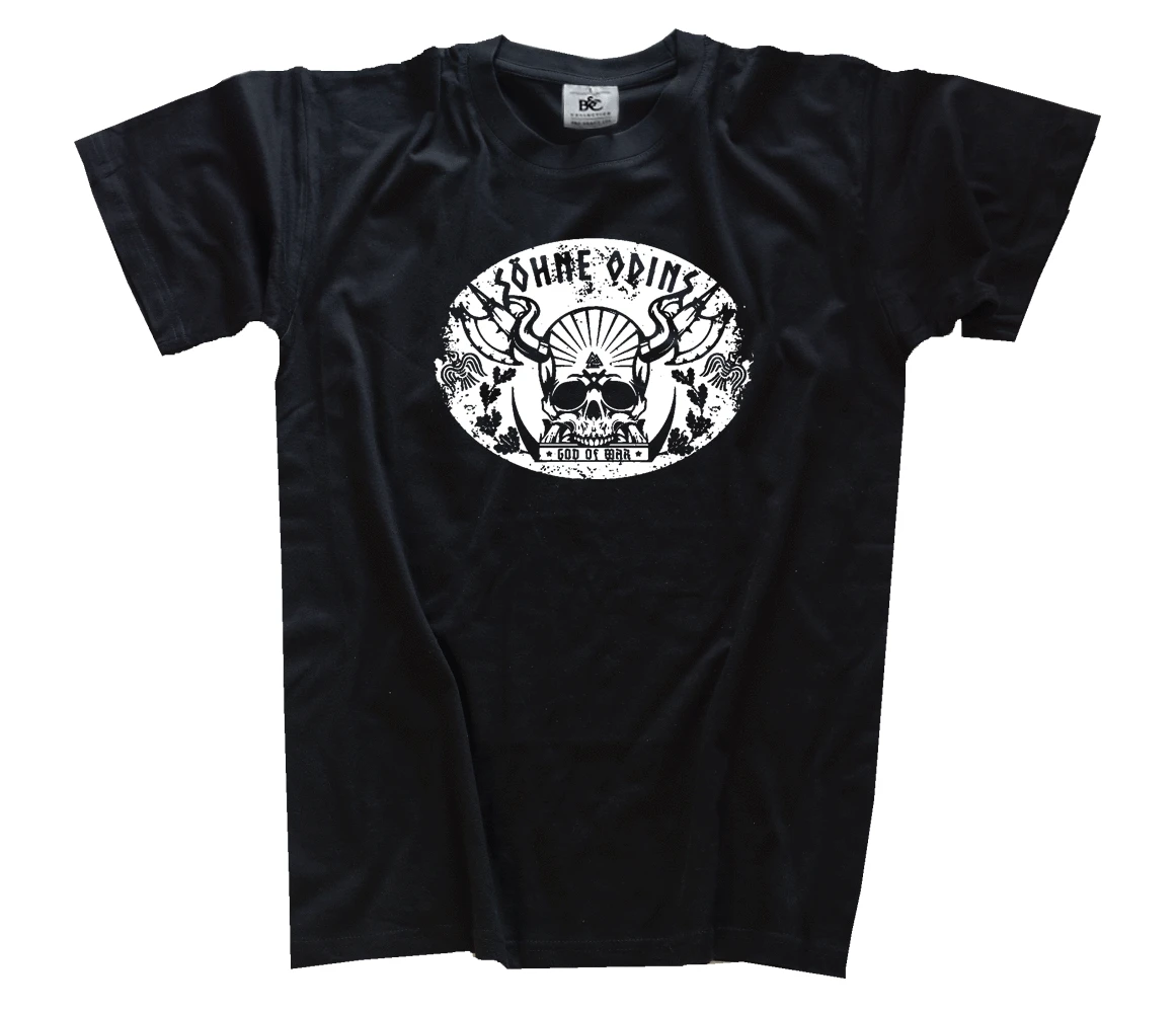 Sons Odins God of War Edda Viking немецкий ОДИН Тор футболка с надписью Loki S 3XL крутая