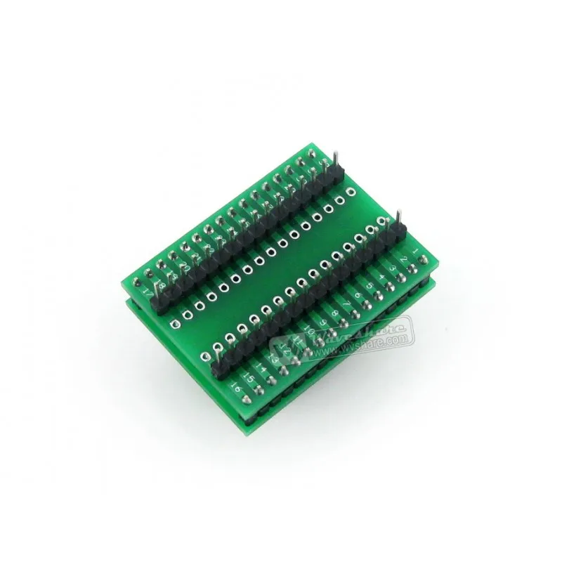 Waveshare QFN32 для DIP32 Plastronics IC Тесты гнездо программист адаптер 5x5 мм 0 5 Шаг MLF32 MLP32