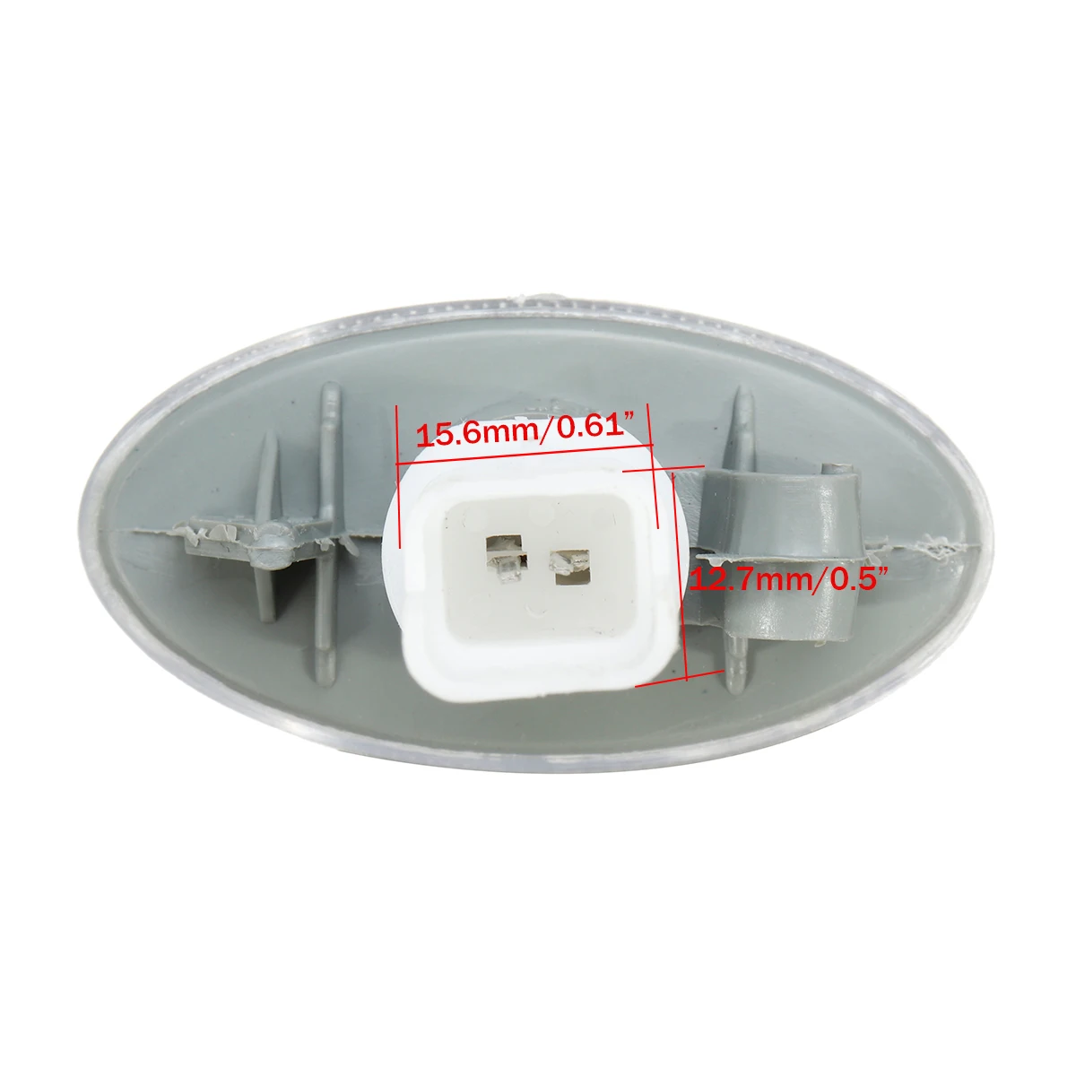 Пара автомобильных указателей поворота желтые боковые лампы для Peugeot 206 307 107 407 301