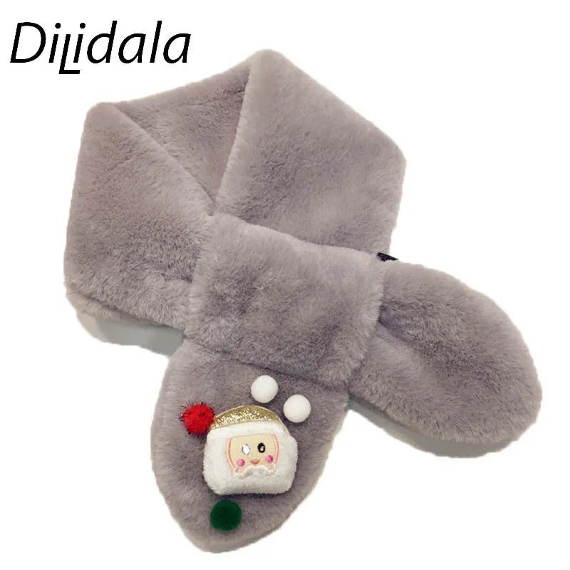 Dilidala/Новинка 2019 года Рождественский плюшевый детский шарф с кроликом из
