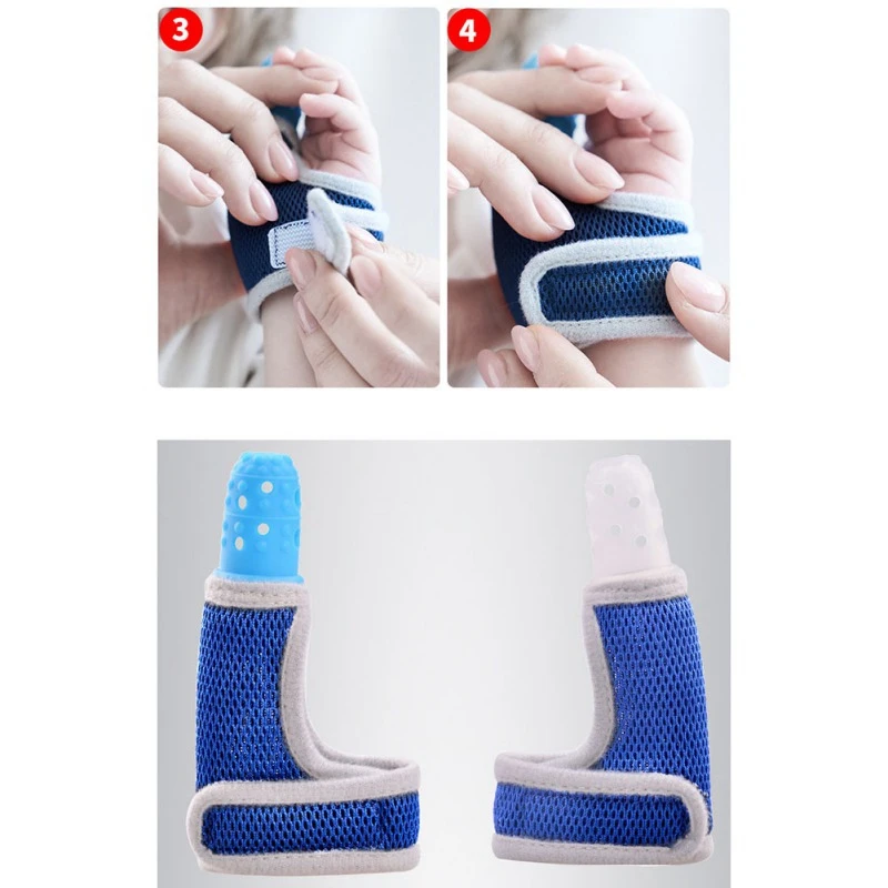 Baby Silicone Mitts Teething Toy Teether Newborn Chewable Nursing Teether Natural stop Sucking Thumb Toys