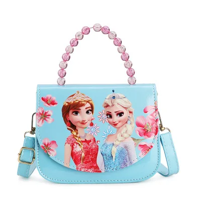 Disney princess/Детская сумка на плечо для девочек, сумка-мессенджер, новинка года, Холодное сердце Эльза и Анна, сумка на плечо для маленьких девочек, сумки с морозами - Цвет: q