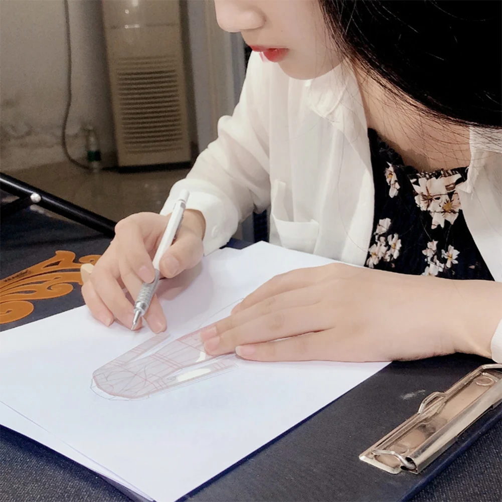 3/4/5pcs Clothes chart template ruler Fashion Women Drawing Ruler Figure Sketch Female Model LKS99 | Дом и сад