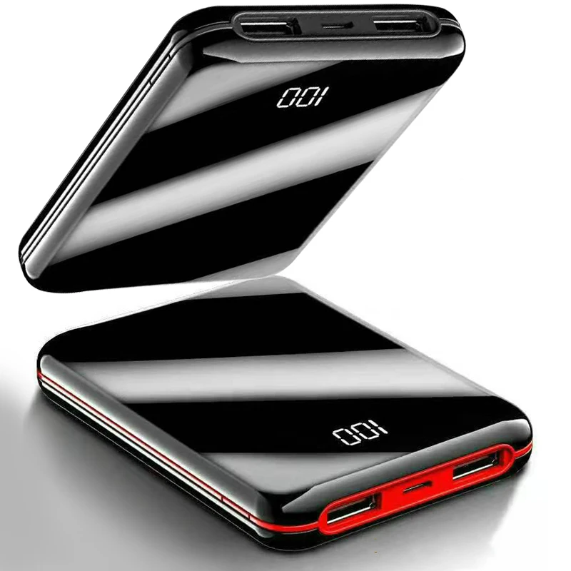 SOODOO 12000 мАч Внешний аккумулятор внешний аккумулятор 2 USB светодиодный внешний аккумулятор портативный мобильный телефон зарядное устройство для Xiaomi Mi Iphone 8 X