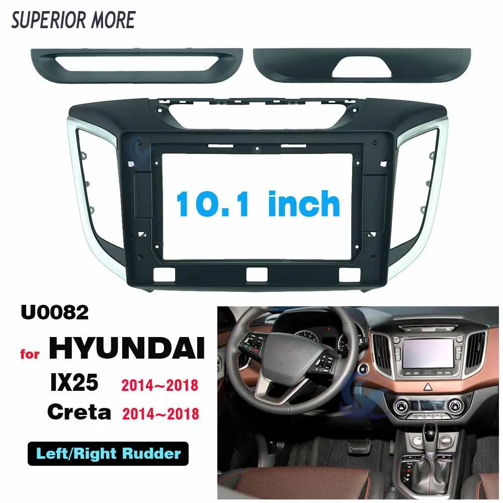 Рама для приборной панели HYUNDAI IX25 Creta 10 1 ~ 2014 2 Din 2018 дюйма|Панели| |
