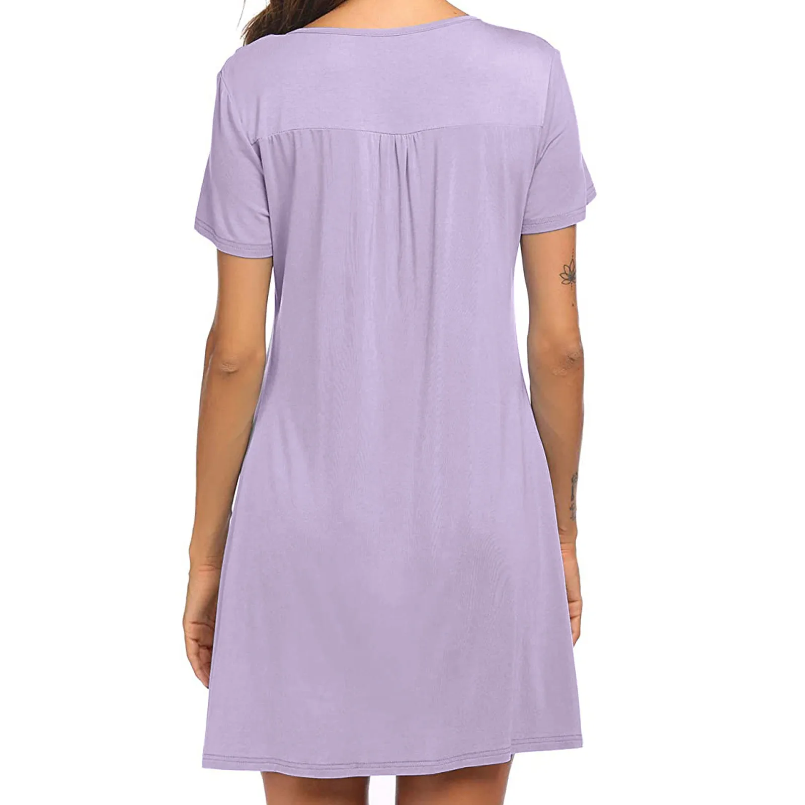 

Summer Dress Women Maternity Short Sleeve Hight Waist Dress For Daily Wearing Fashion Clothes Ladies Pregnancy Dress