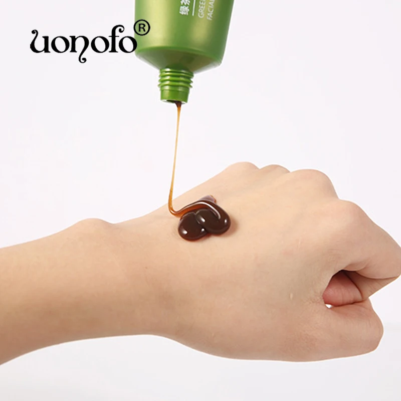 Крем для лица с зеленым чаем лечения акне восстанавливающий гель удаления черных