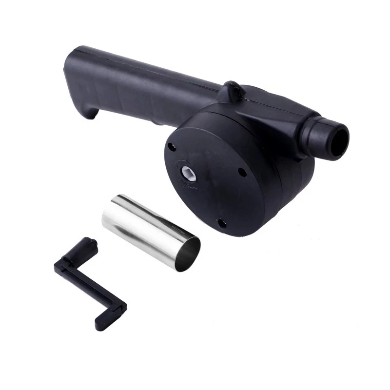 

Outdoor Barbecue Fan Hand-cranked Air Blower Portable BBQ Manual Blower Tool Picnic for Survival In The Wild Camping Accessories