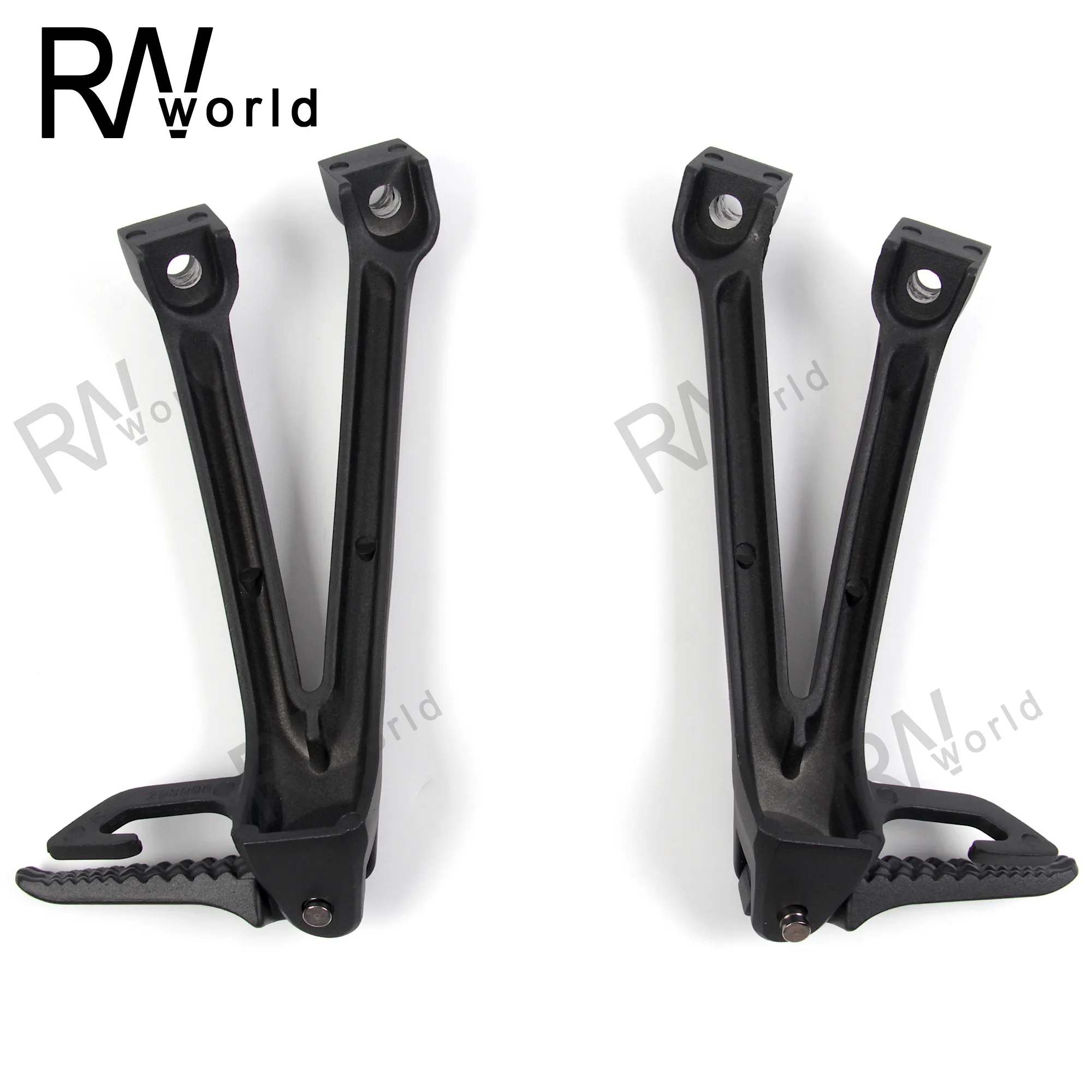 Мотоциклетные черные Серебристые задние Пассажирские подножки для Suzuki GSXR GSX-R 600