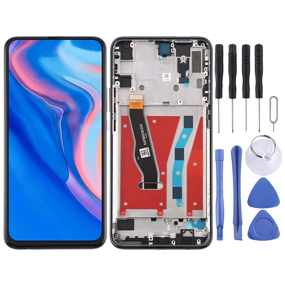 IPartsBuy ЖК-экран и дигитайзер Полная сборка с рамкой для Huawei P Smart Z | Мобильные