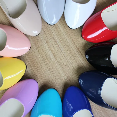 

Women Spring and Autumn Korean Style Single Shoes Flat Pointed Casual Work Shoes Large Size Patent Leather Women Shoes