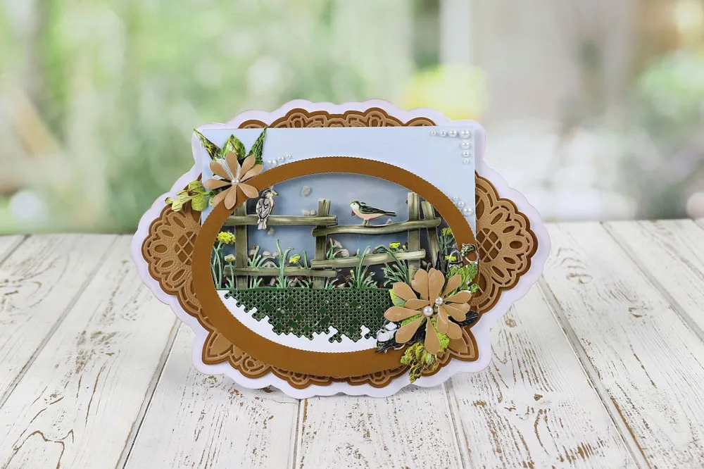 

Birds and Flower Metal Cutting Dies for DIY Scrapbooking Crafts Dies Cut Stencils Maker Photo Album Template Handmade Decoration