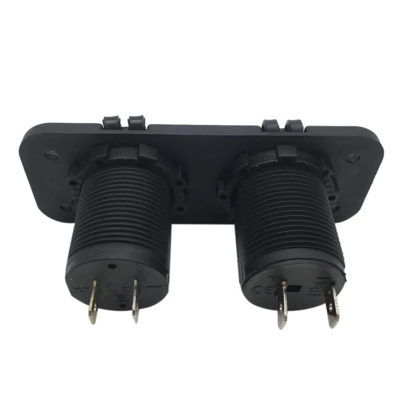 12V гнездо для автомобильного прикуривателя адаптер разветвитель на мотоцикл