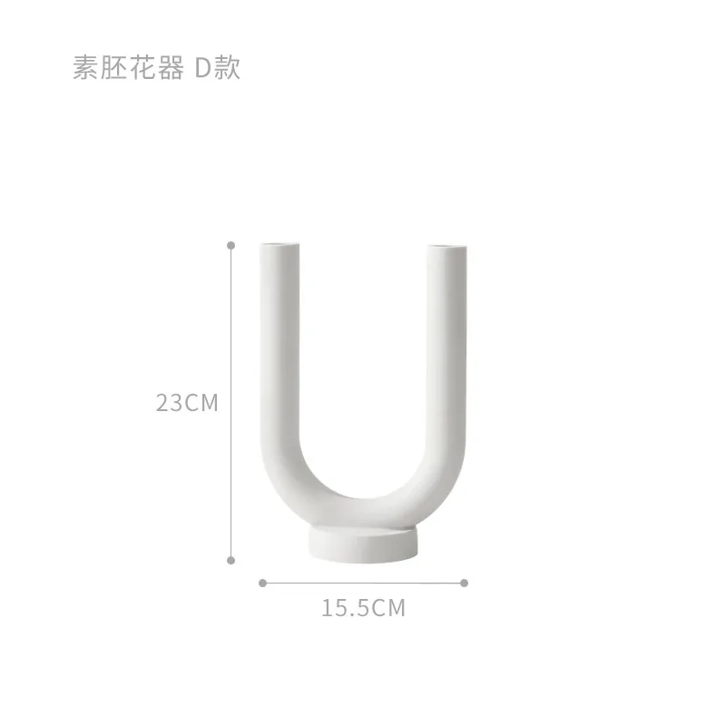 Креативный керамический геометрический подсвечник Цзиндэчжэнь в скандинавском