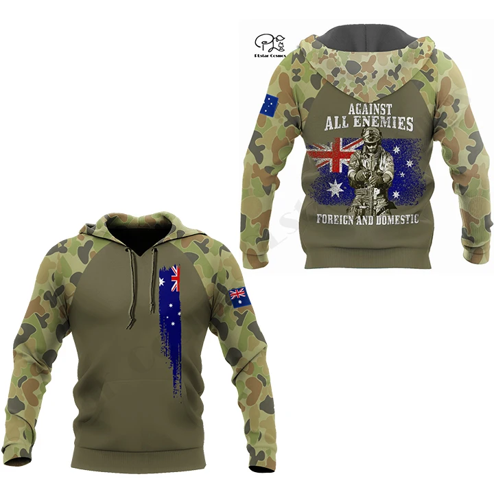 

PLstarCosmos 3DPrint Newest Australian Army Art Unique Men/Women Cozy Hrajuku Casual Streetwear Hoodies/Zip/Sweatshirt Style-10