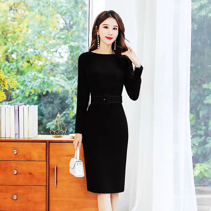 

Long Sleeve Autumn Winter Clothes Long Dress Dresses for Women Vestido De Mujer