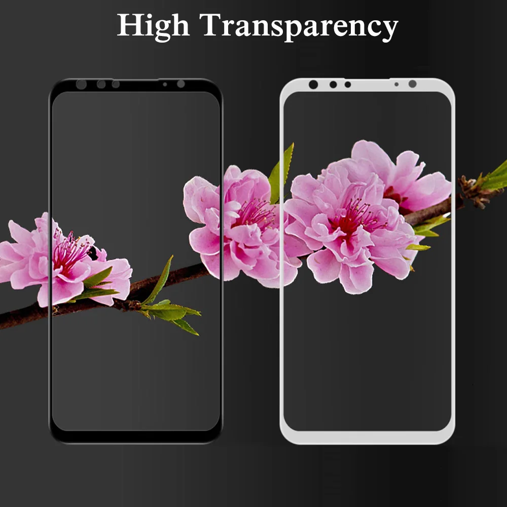 Закаленное стекло 9H 2.5D с полным покрытием для MEIZU 15 16th 16 Plus Защитная пленка экрана