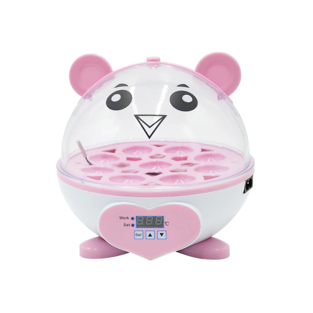

Full Automatic Incubator Professional 9-Eggs Incubator Brooder Birds Automatic Thermostat Breeding Digital Display Hatching Tool