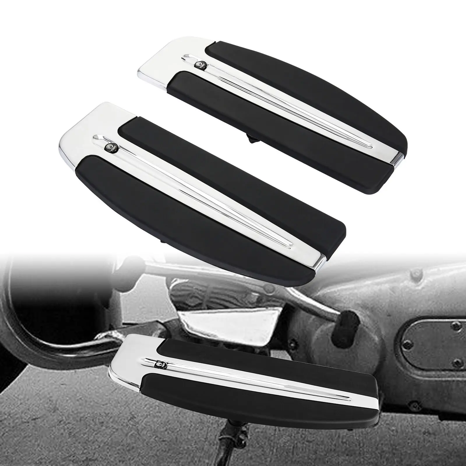 Напольная доска для мотоцикла Slipstream Harley Softail Touring Electra Glide FLHR FLSTN FLHTC|Подставки под