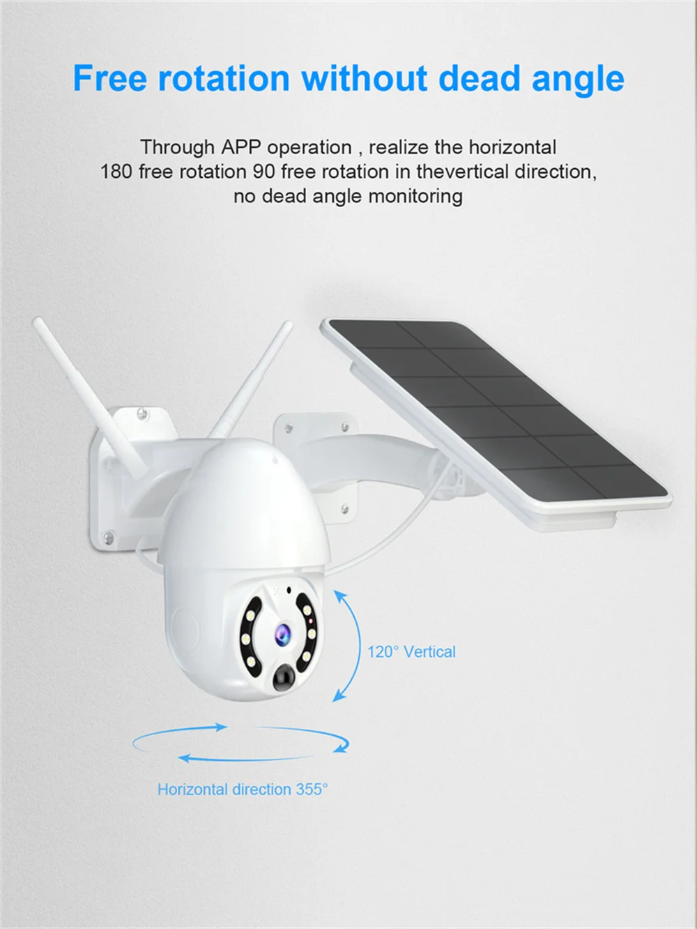 

IP-камера UBox, 1080P, 2 МП, Wi-Fi, на солнечной батарее