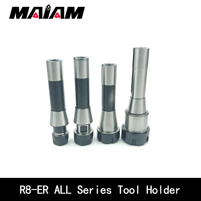

R8 ER tool holder ER16 ER20 ER25 ER32 ER40 cnc milling precision 0.008 cnc grinding center tool rest spindle for er collet chuck