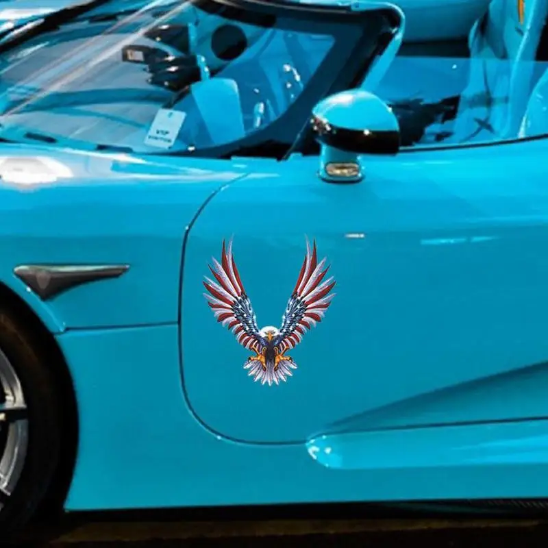 1 шт. ПВХ 13 см * 15 персональный Американский Орлиный флаг белоголовый Орел