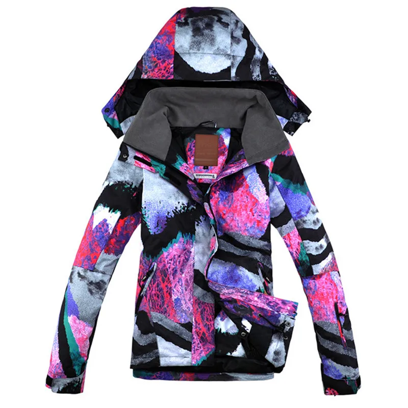 Зимние женские лыжные костюмы GSou зимние куртки и брюки для сноуборда комплект