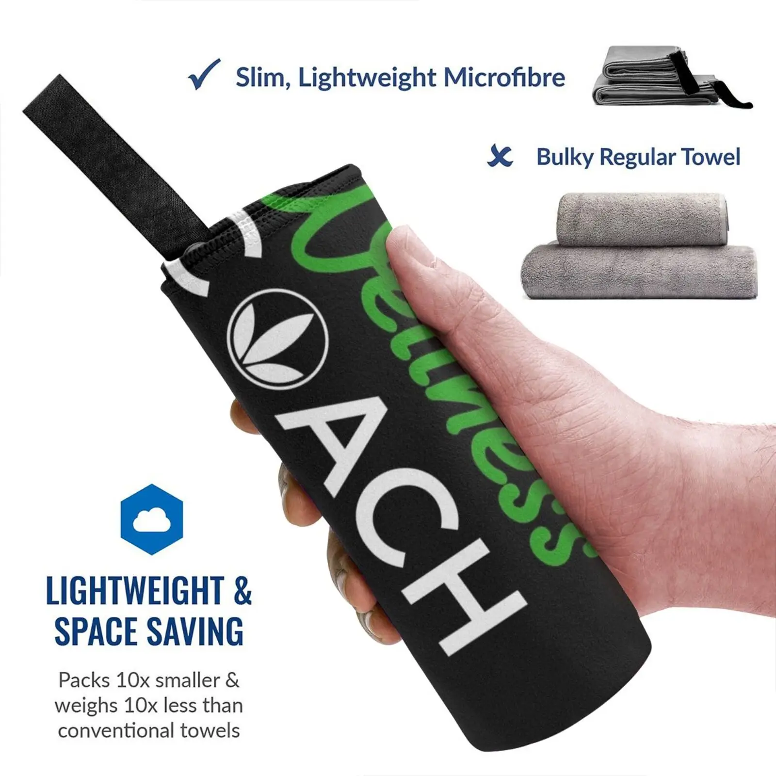 Быстросохнущее полотенце для занятий спортом в тренажерном зале портативное