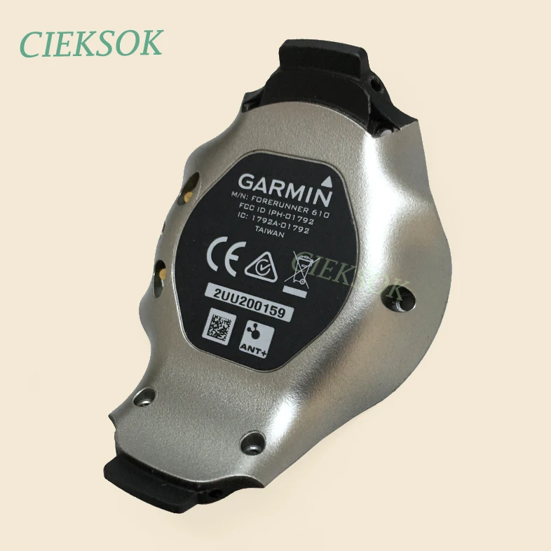 Серебристая задняя крышка с литий ионным аккумулятором 361 00047 10 для Garmin Forerunner 610