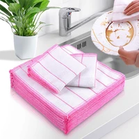 2030pcs kitchen cleaning cloths for dishes cotton dish towels super absorbent dishcloth reusable decontamination scouring pad