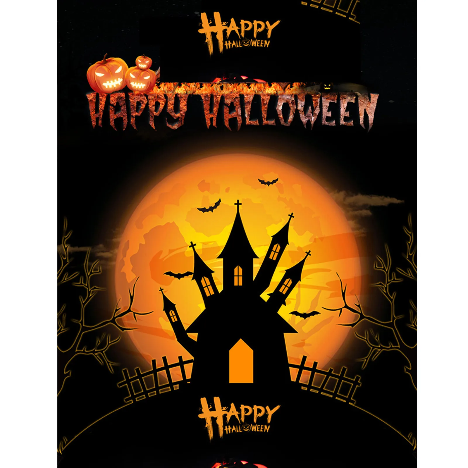 Collar de Noche de Brujas con calabaza iluminada, recuerdos de fiesta de Halloween para ni&ntilde;os, suministros de fiesta naranja, juguetes iluminados, juguete de Halloween-4