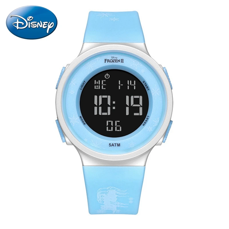 

Frozen Ⅱ Child Sports Watch Kids Rubber Waterproof Digital Wrist Watches Girl Blue Pink Luminous Clock Student Time Ladies Gift