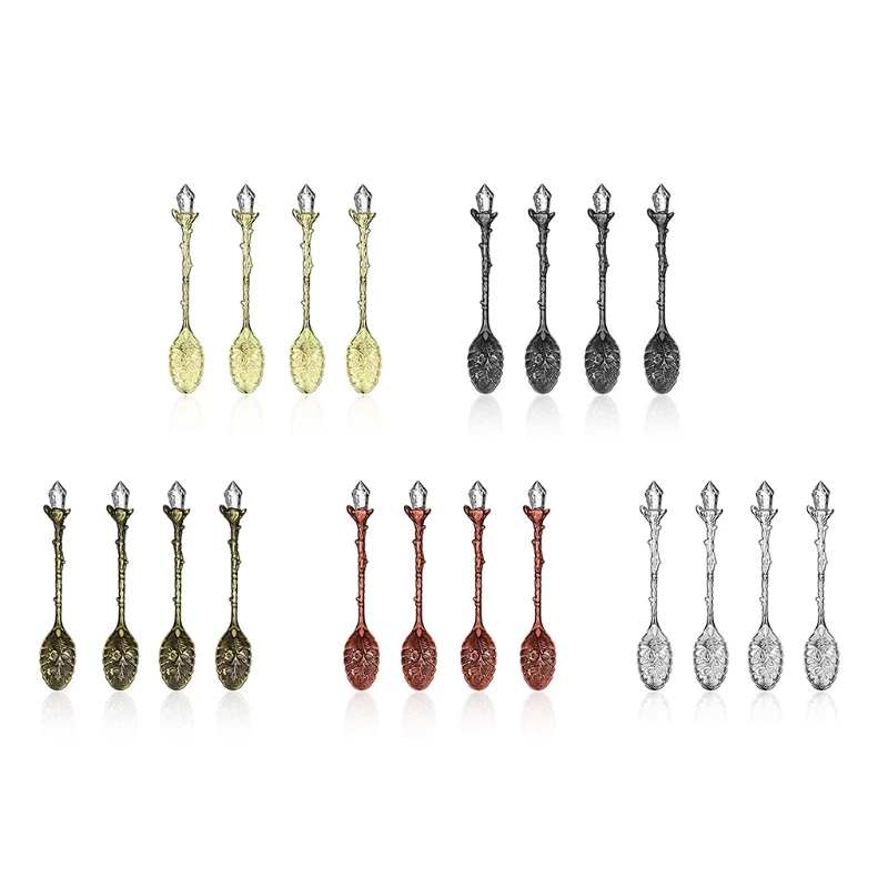 

4 шт., декоративные Десертные Ложки для мороженого