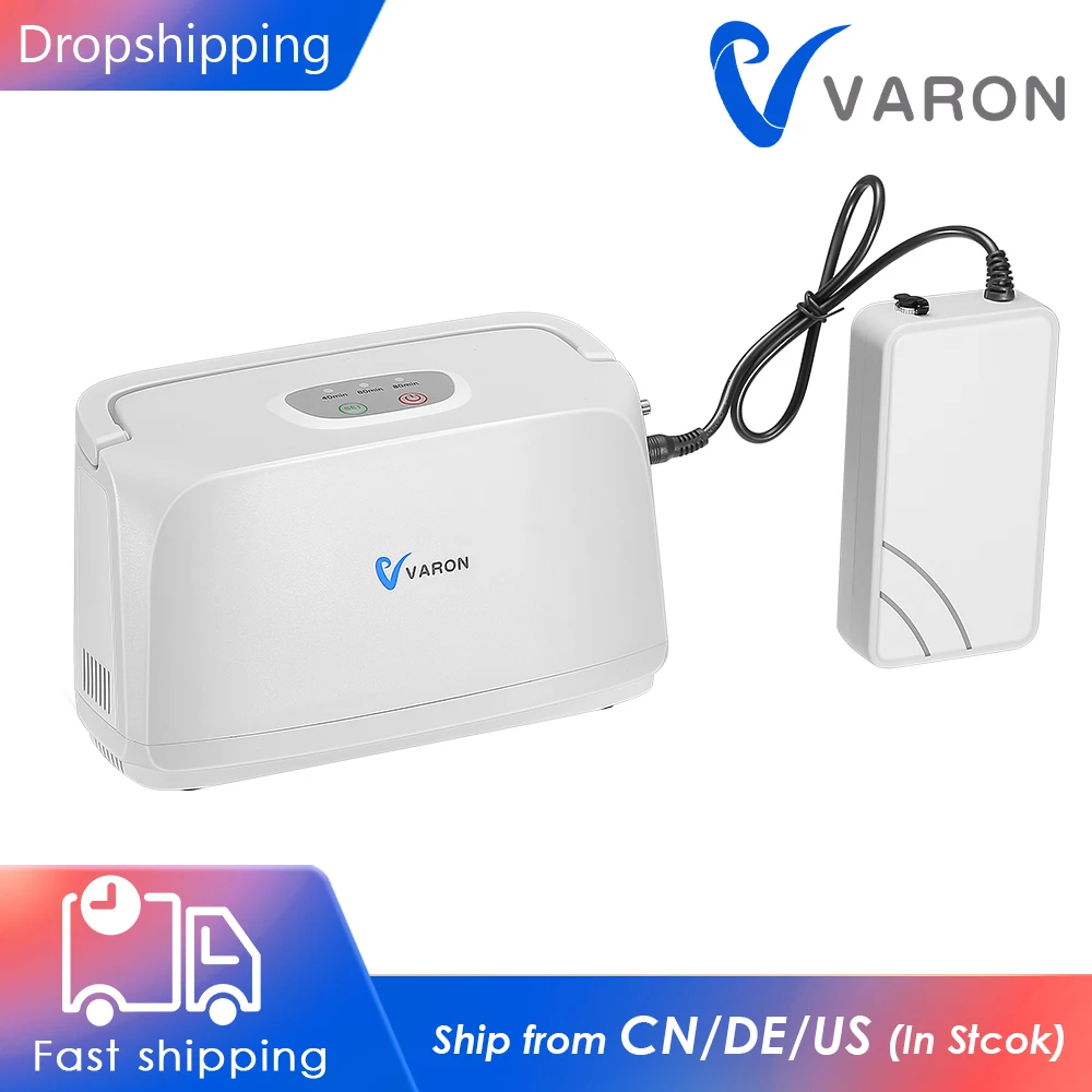 

VARON 3L/Min Portable Oxygen Concentrator Low Operation Noise Oxygen Generator Travel Car Home Use Health Care Equipment