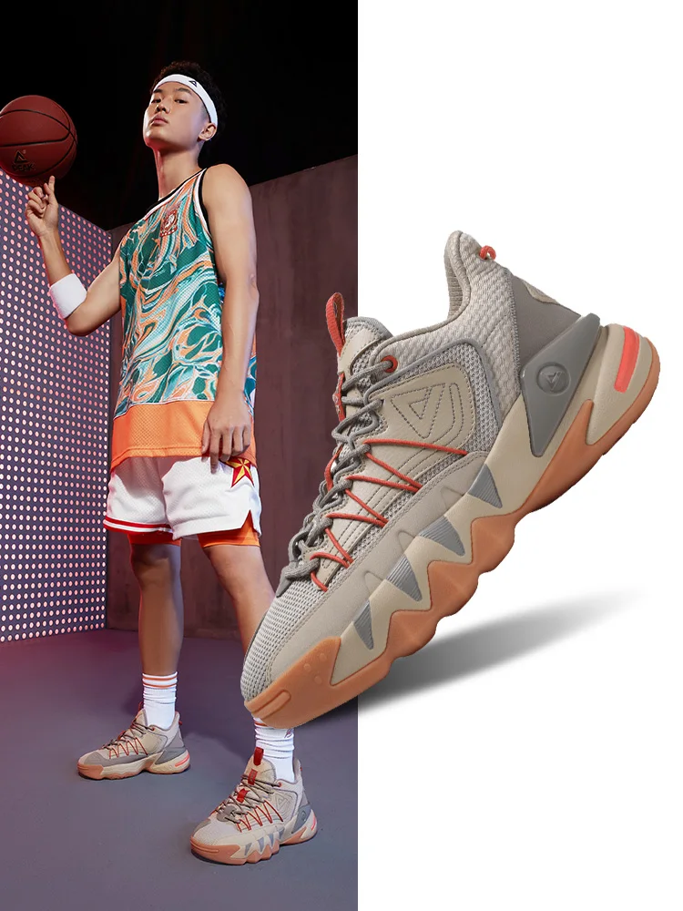 

Peak basketball shoes 2021 new low top student practical wear resistant men's sports shoes cement dikexing shoes