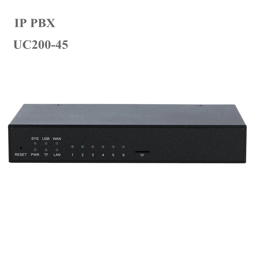 Voip АТС UC200 45 Поддержка 220 пользователей IPPBX телефон Системы|VoIP телефоны| |