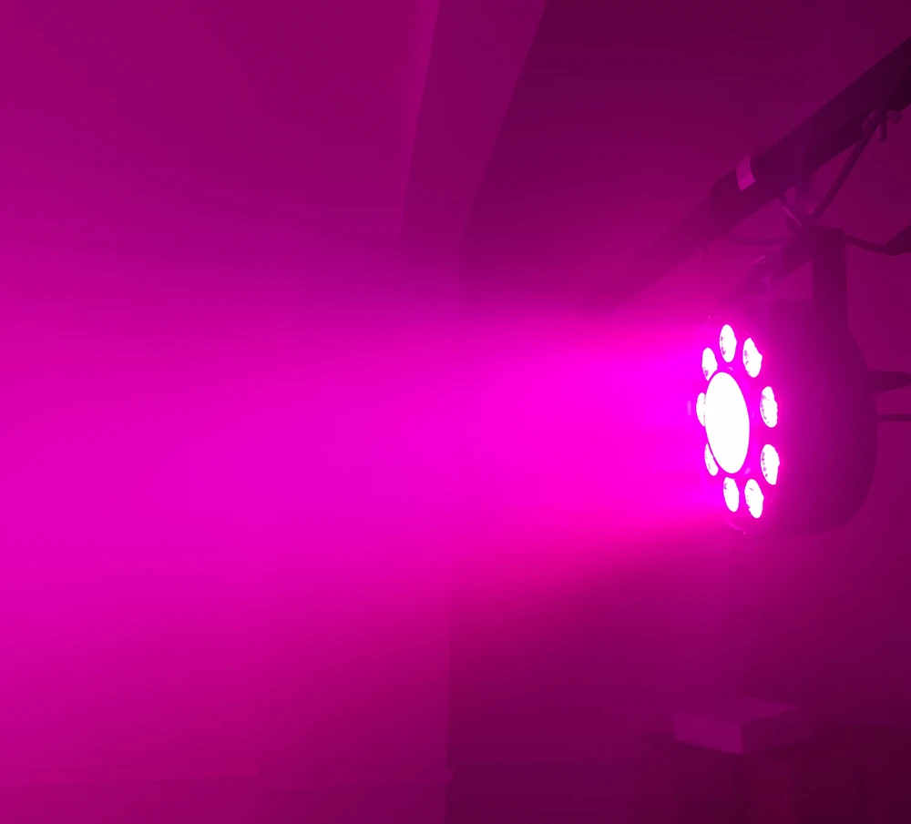 Светодиодный прожектор с беспроводным управлением сцсветильник дистанционным 2