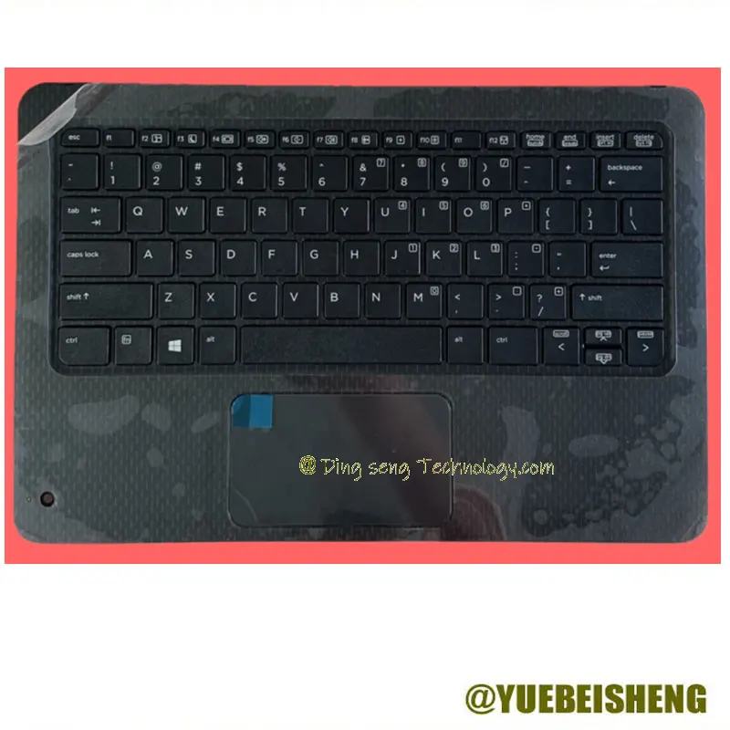 

YUEBEISHENG New For HP Probook X360 11 G1 EE G2 EE palmrest upper cover US keyboard Touchpad 918555-001