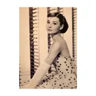 ВИНТАЖНЫЙ ПЛАКАТ из крафт-бумаги в стиле фильма Звезда Хепберн