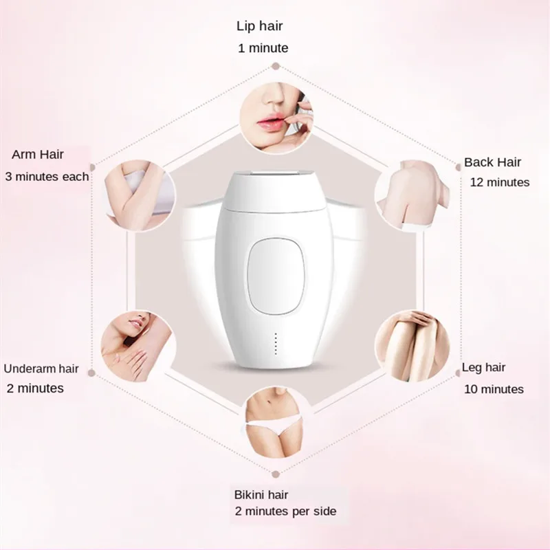 Ручной лазерный эпилятор для лица перманентное устройство удаления волос