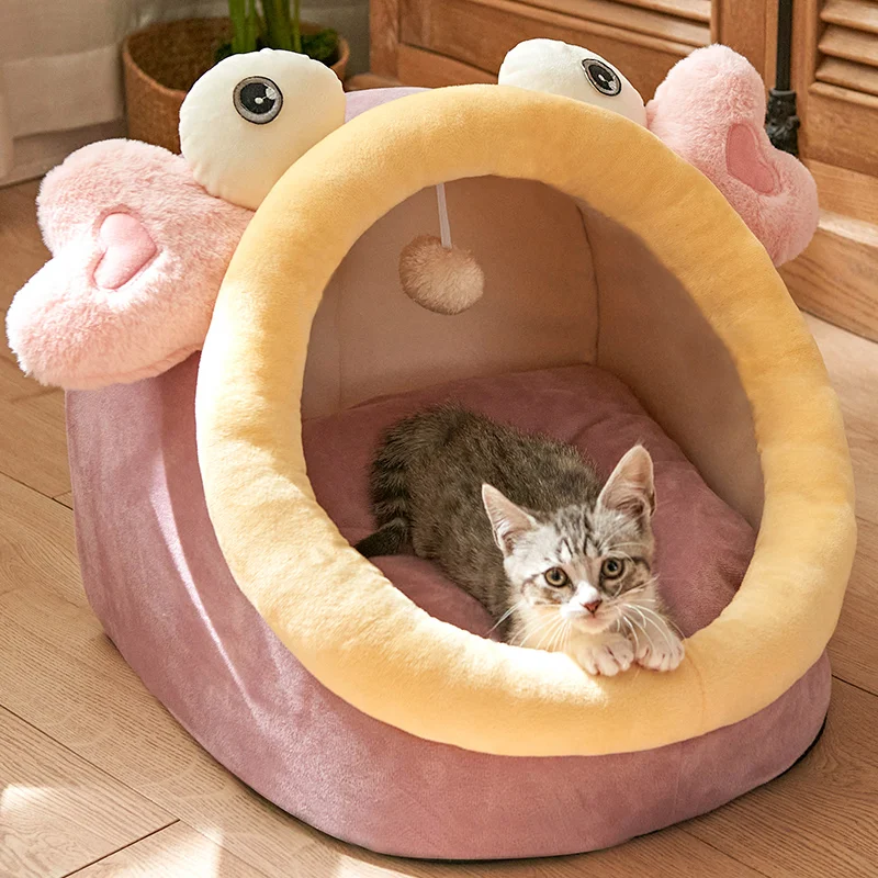Съемная кровать для кошек домик гнездо домашних животных палатка собачья