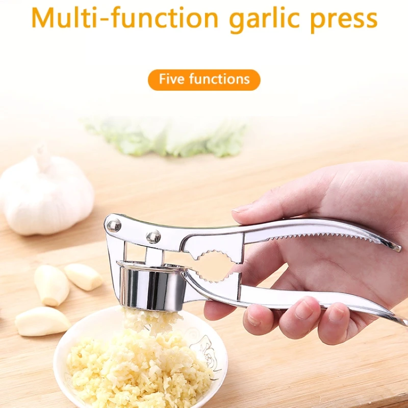 Мульти Функция чеснок Пресс дробилка для имбиря Алюминий сплав