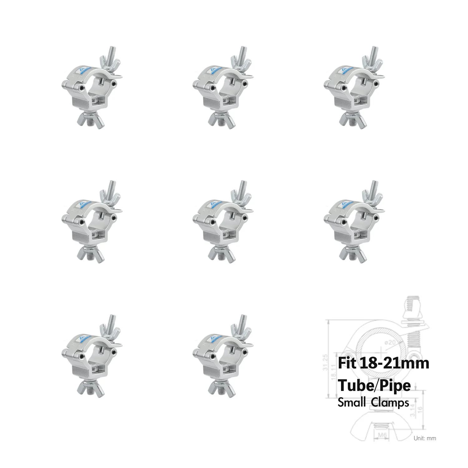 Зажим для сценического освещения O Clamp MINI360 22 фунта/10 кг алюминиевая зажим на ферму