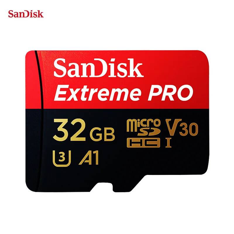 Sandisk Extreme Pro Micro SD карта 256 ГБ 128 32 64 Гб microsd U3 4K памяти TF | Компьютеры и офис