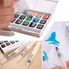 1 шт. водяная кисть, чернильная ручка для акварель кисти набор ручек для каллиграфии живопись иллюстрации ручка офисный канцелярский подарок многоразового использования