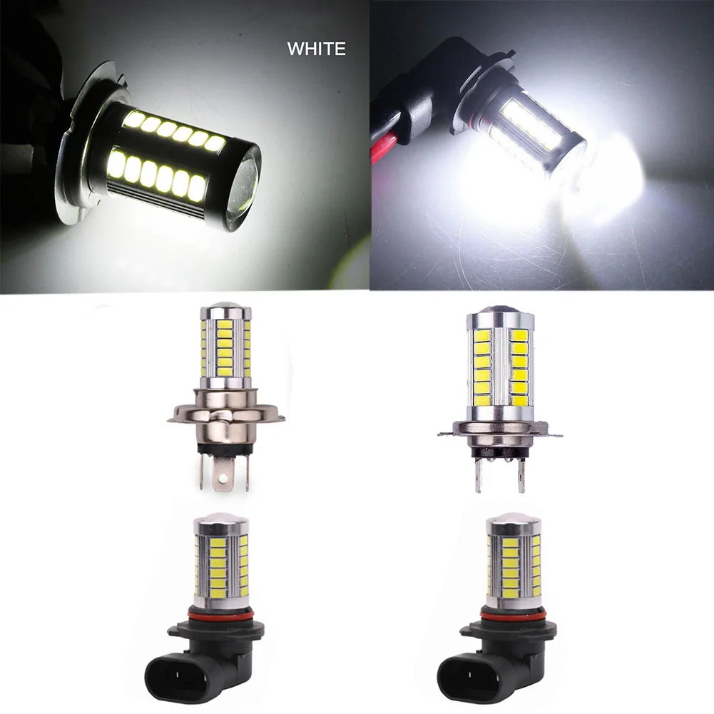 H4 H7 H8 H11 LED 9005 HB3 9006 HB4 5630 33SMD Автомобильная ...