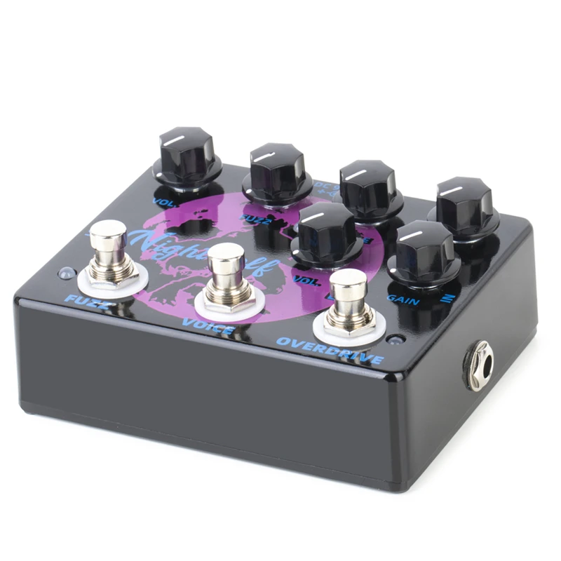 Caline DCP-08 Nightwolf Fuzz & Pure Sky Overdrive 2-in-1 Guitar Effect Pedal True Bypass Electric Guitar Parts & Accessories enlarge